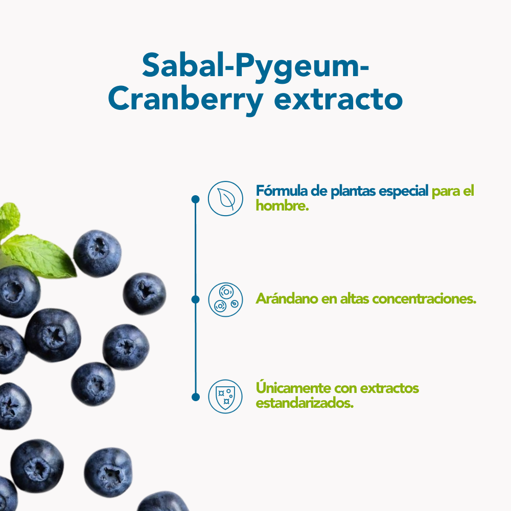 Sabal-Pygeum-Cranberry extracto