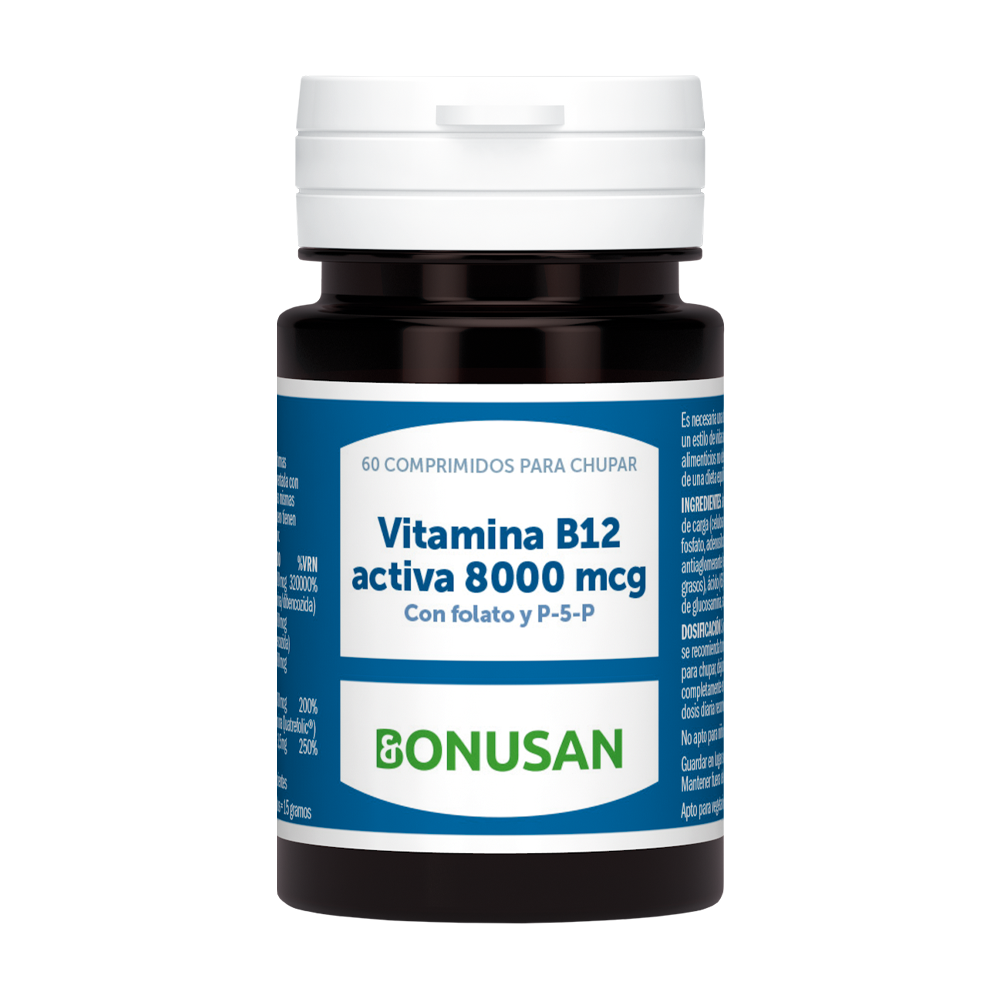 Vitamina B12 activa 8000 mcg